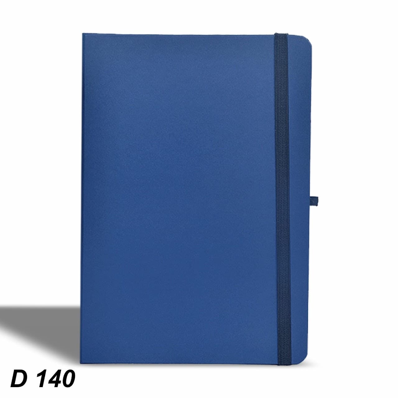 Elastic Blue Notebook | A5 Size – custom branded notebook