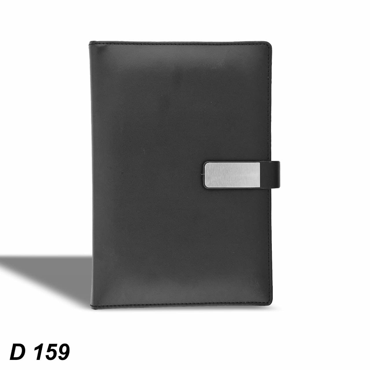 Black Soft PU Notebook | A5 Size – custom branded notebook