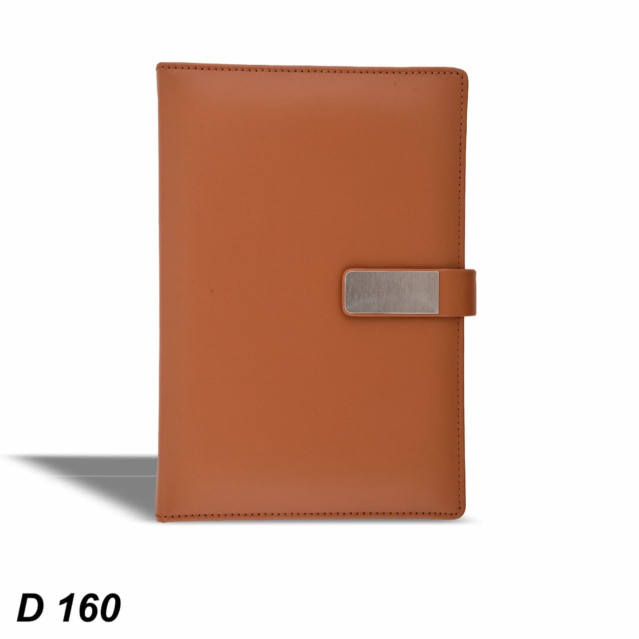 Tan Brown Soft PU Notebook | A5 Size – custom branded notebook