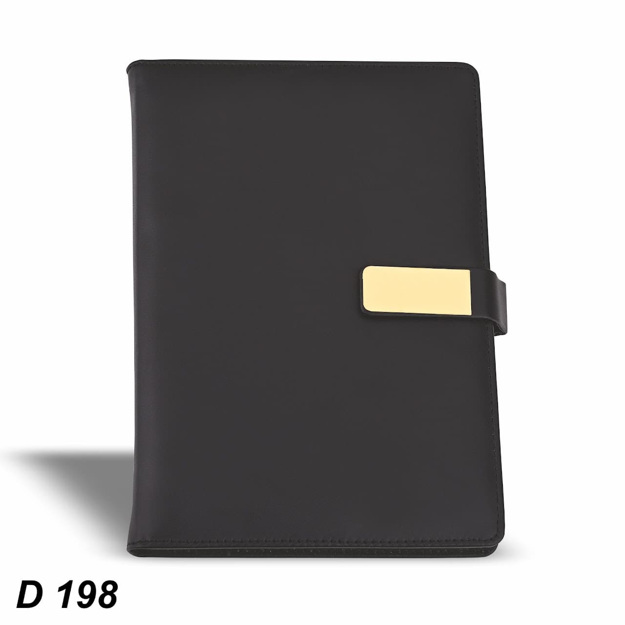 Black Soft PU Notebook | A5 Size – custom branded notebook