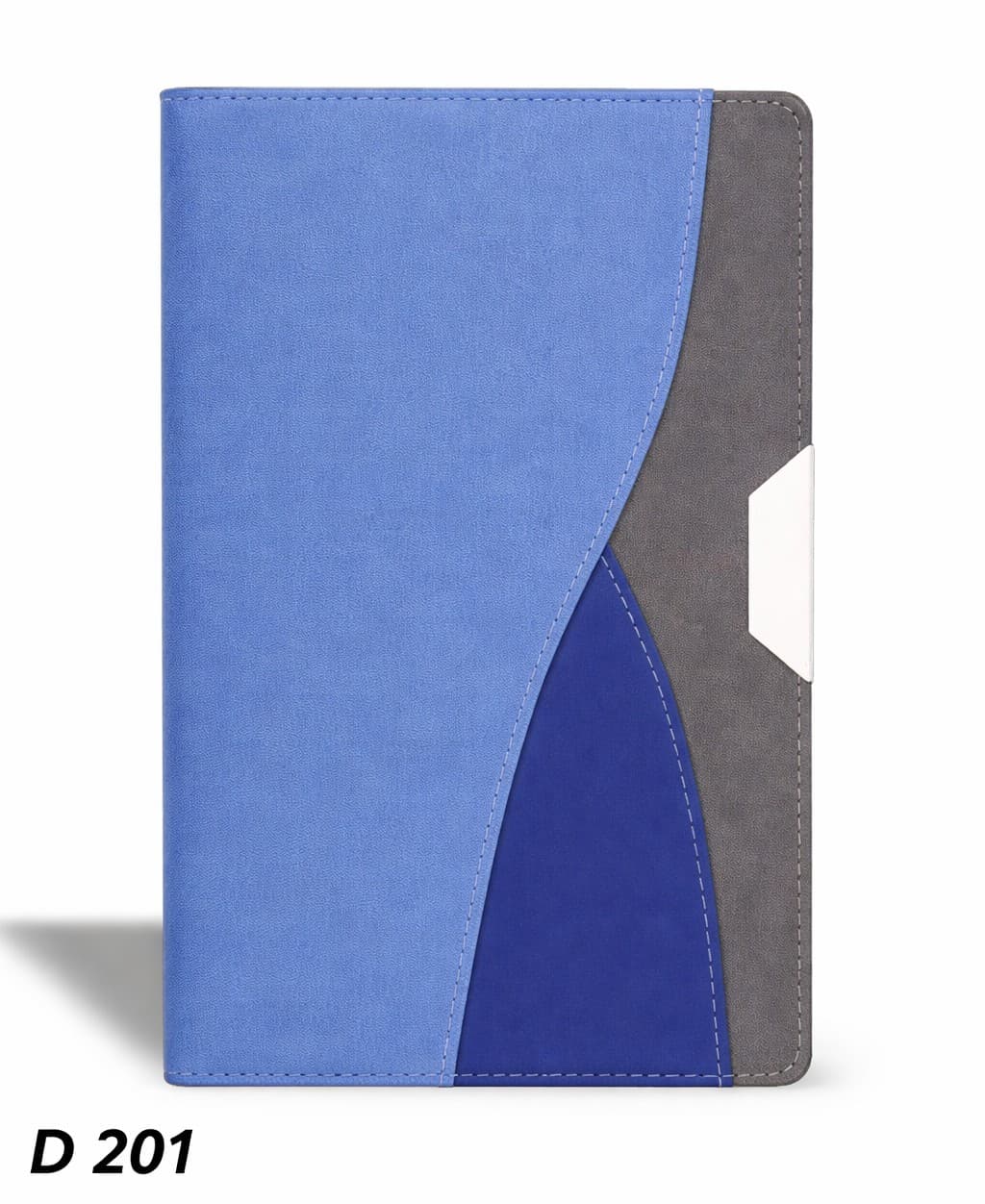 3 Pattern Blue Notebook | A5 Size – custom branded notebook