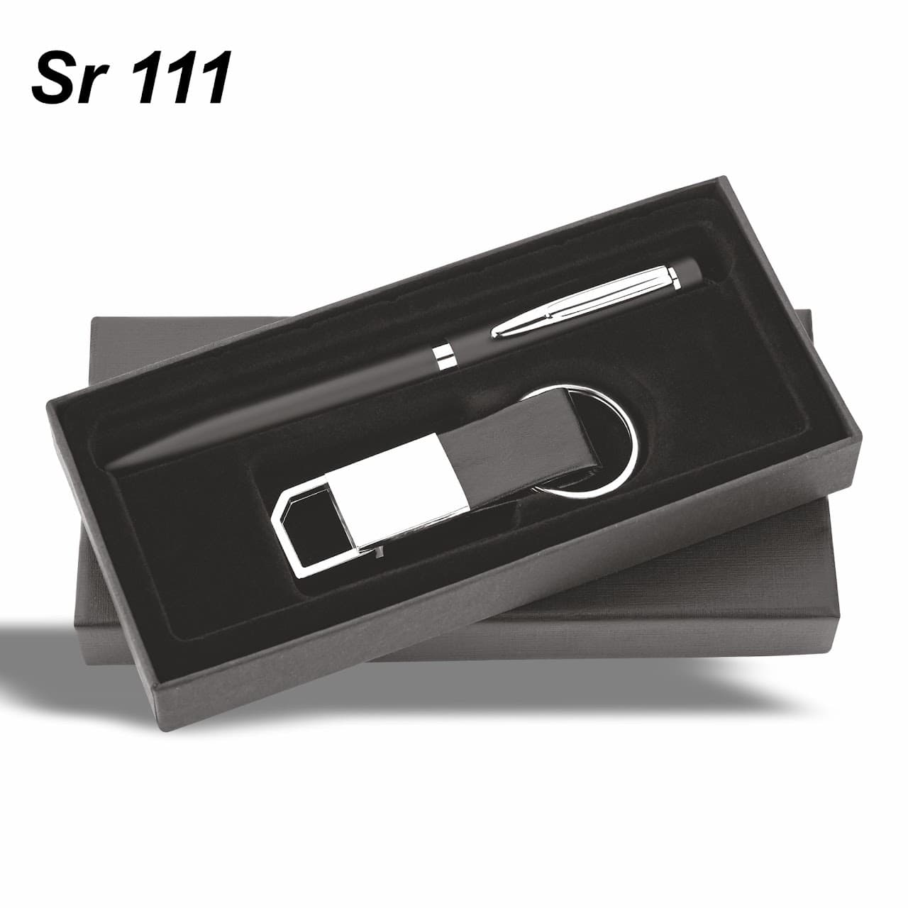 Gift Set – Classic Metal – 2-in-1 (Pen + Keyring) – custom branded combo sets