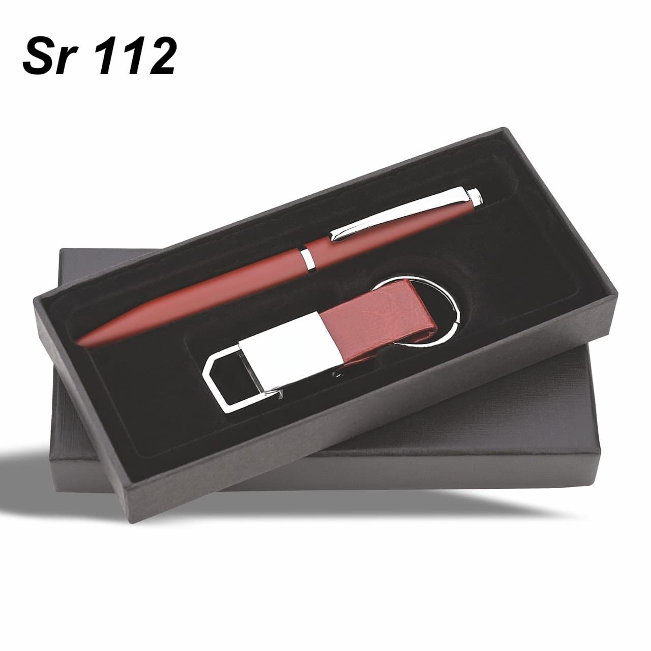Gift Set – Classic Metal – 2-in-1 (Pen + Keyring) – custom branded combo sets
