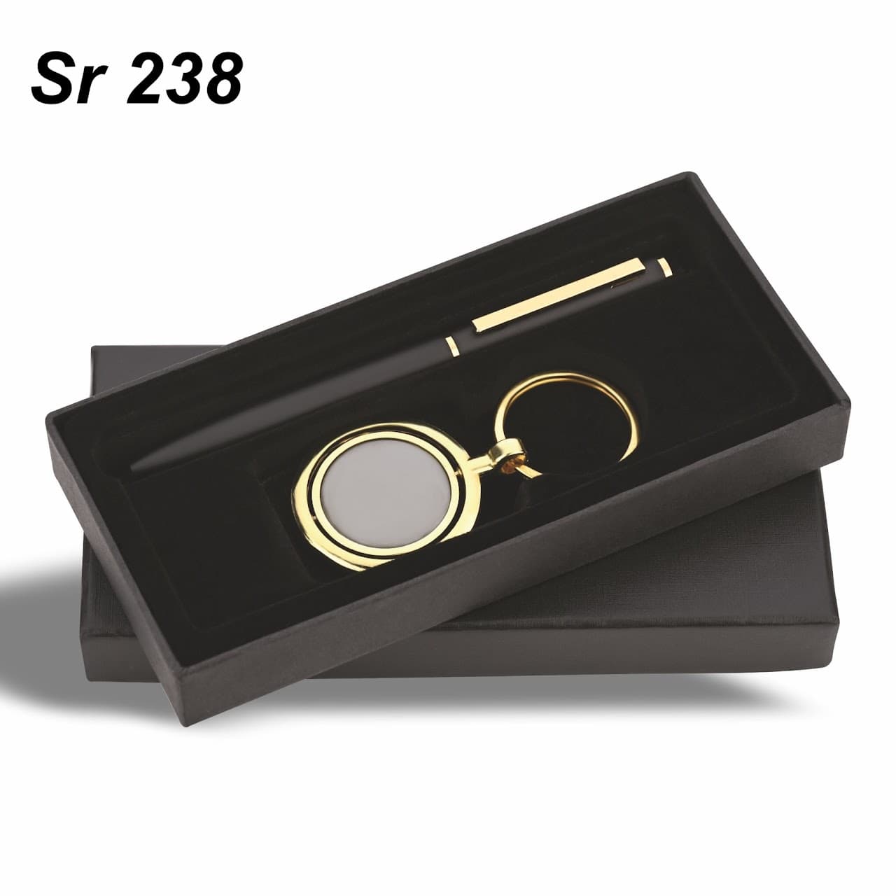 Gift Set – Classic Metal – 2-in-1 (Pen + Keyring) – custom branded combo sets