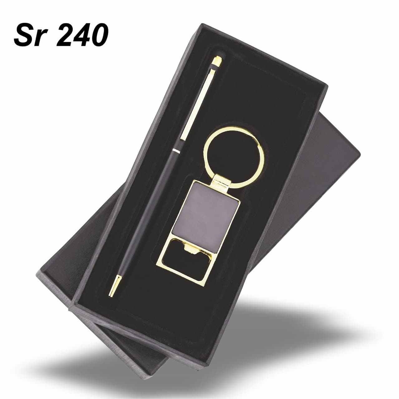 Gift Set – Classic Metal – 2-in-1 (Pen + Keyring) – custom branded combo sets