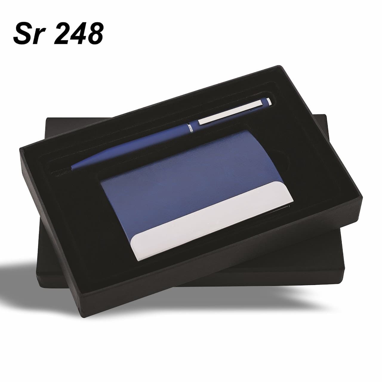 Gift Set – Leatherette – 2-in-1 (Pen + Card Holder) – custom branded combo sets