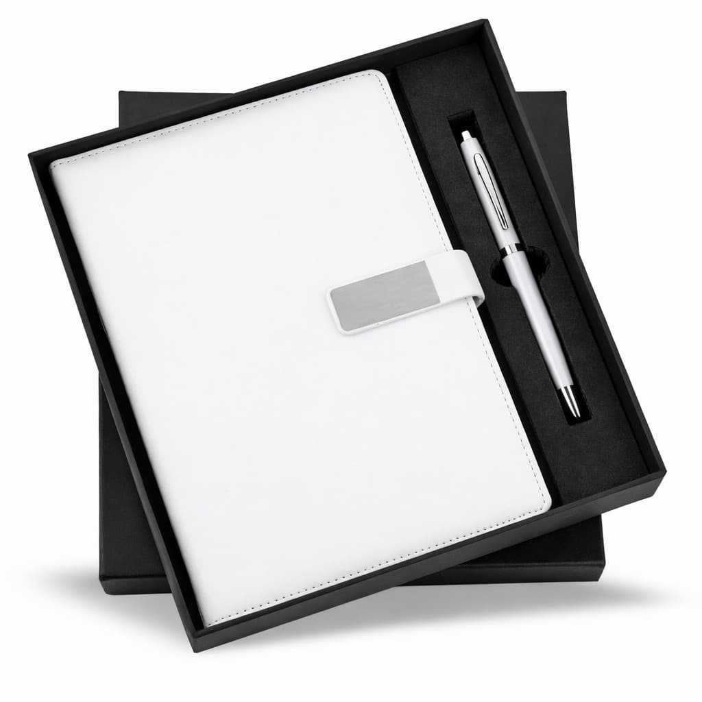 Gift Set – Diary Classic – 2-in-1 (A5 Diary + Pen) – custom branded combo sets