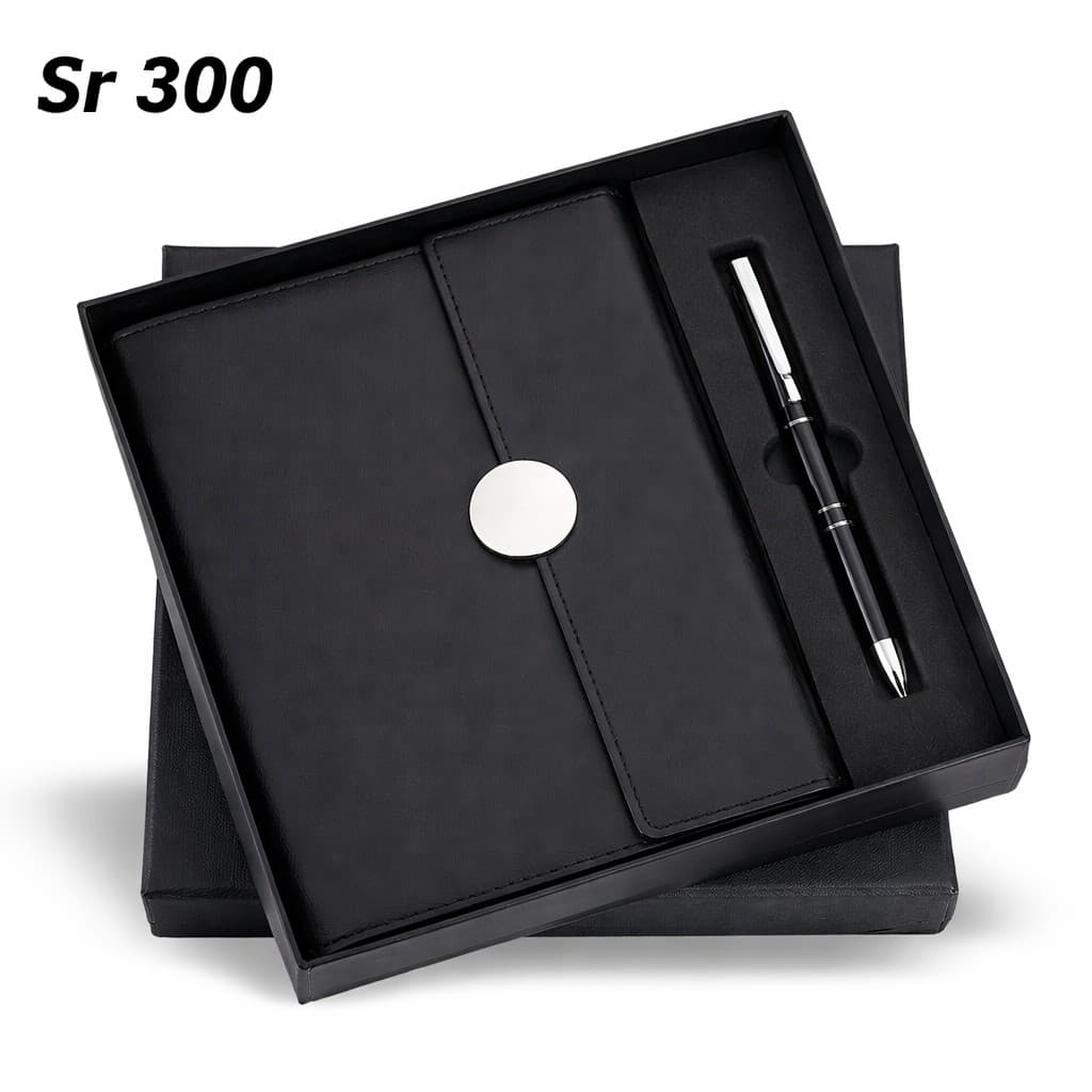 Gift Set – Diary Classic – 2-in-1 (A5 Diary + Pen) – custom branded combo sets