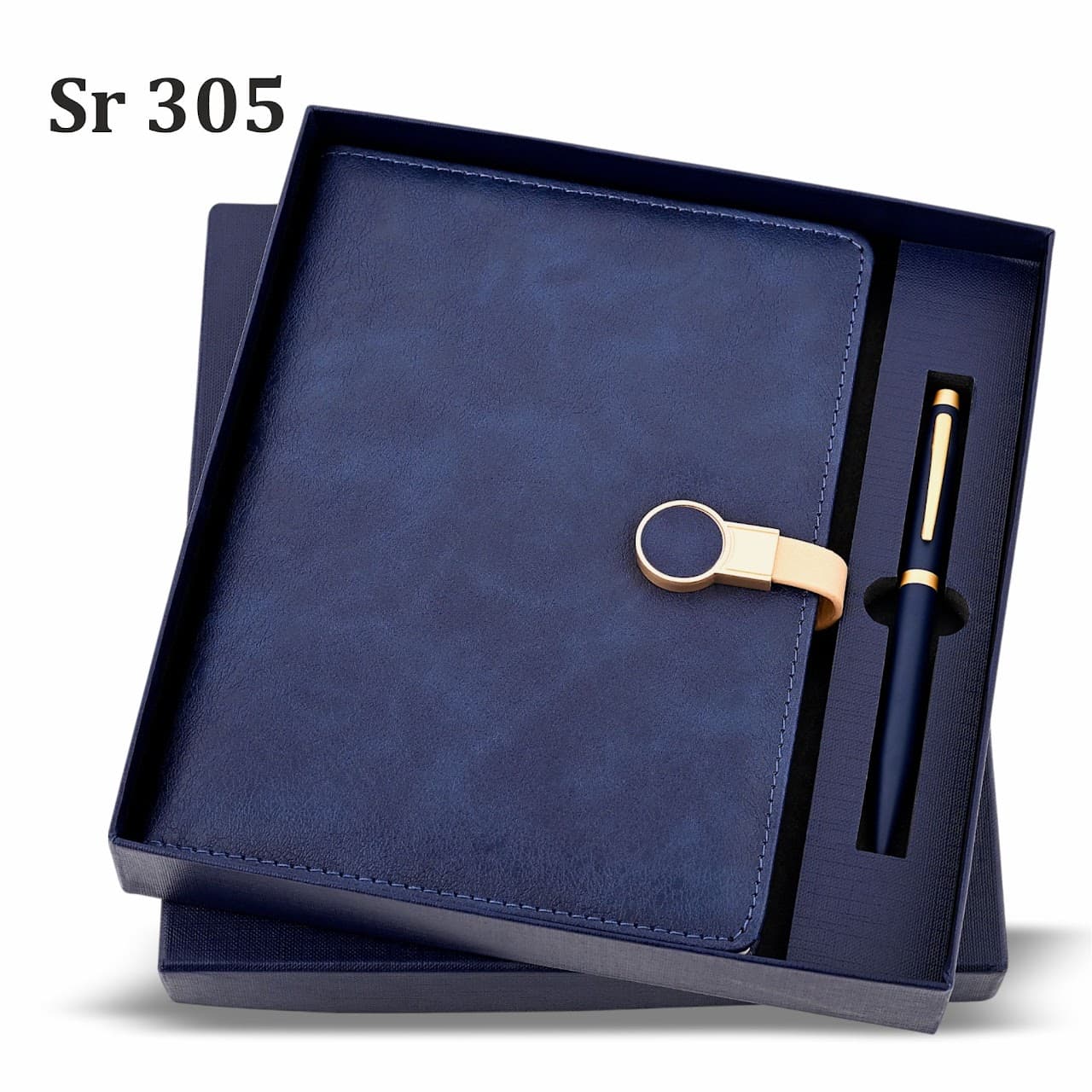 Gift Set – Blue Royale Diary – 2-in-1 (A5 Diary + Pen) – custom branded combo sets