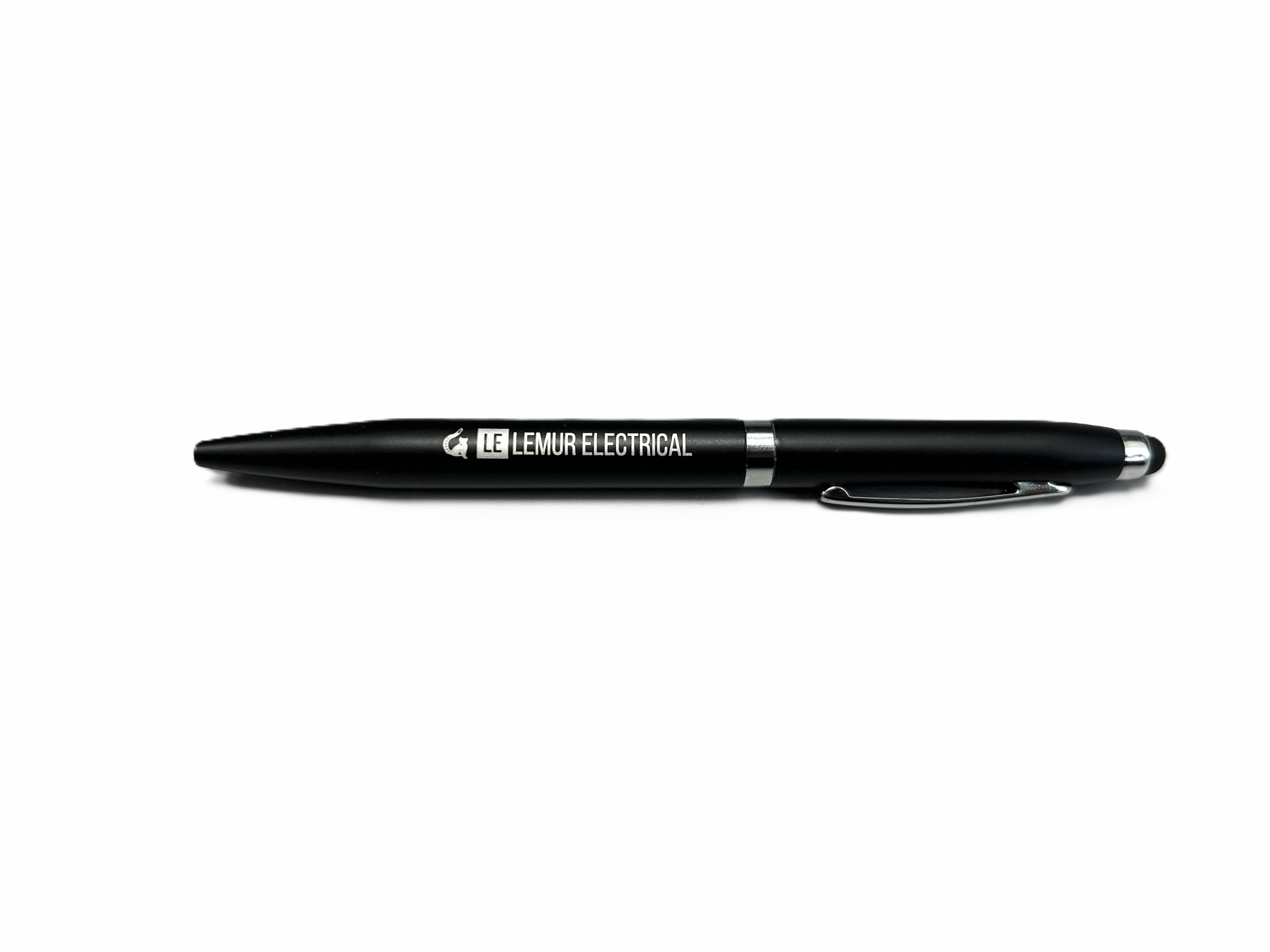 Branded stylus pen printed for Lemur Electrical Limited