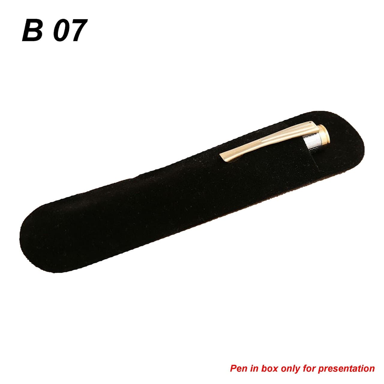Velvet Pouch Pen – custom branded pen