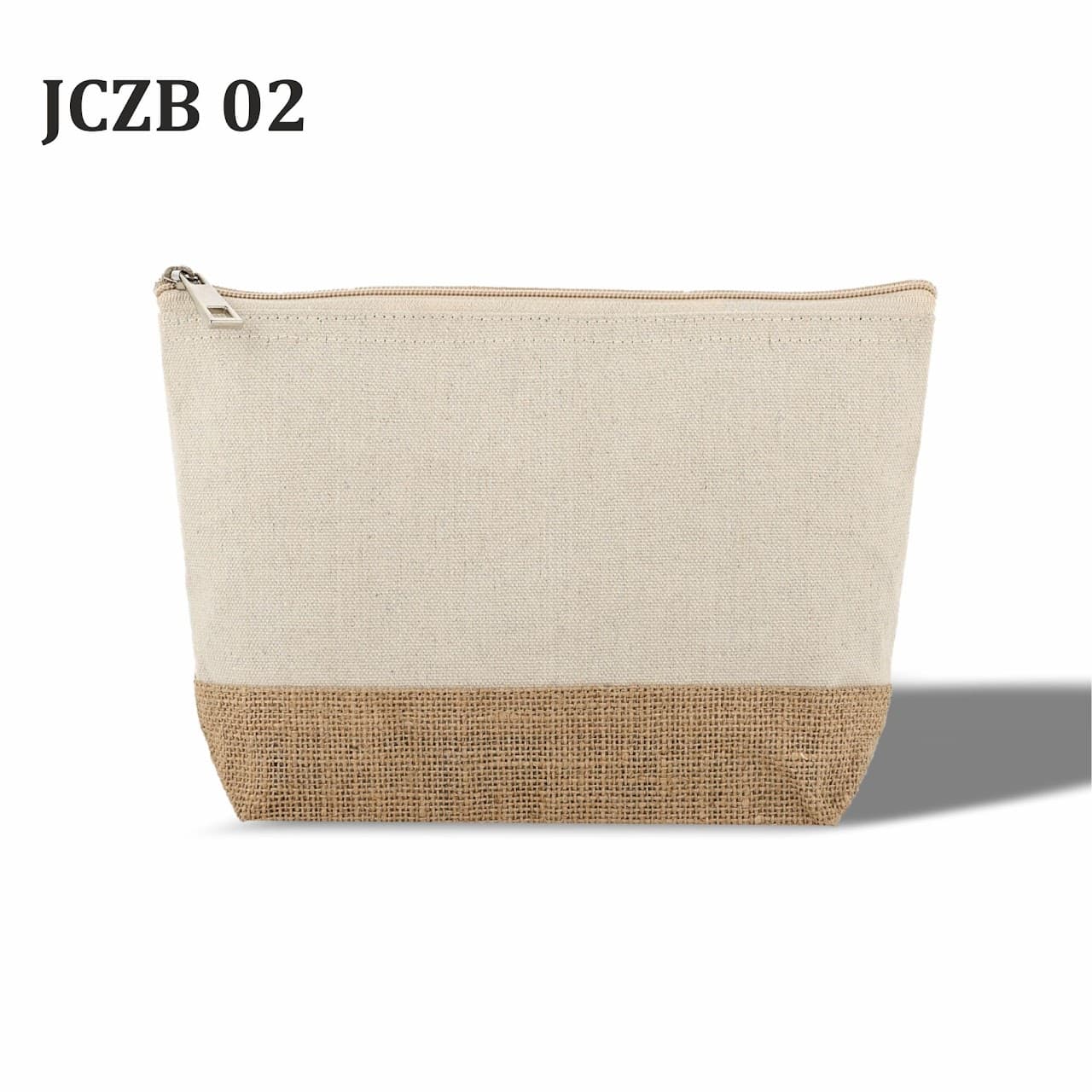 Cotton Jute Hand Pouch – Big - 16.5 x 25 x 6 cm – custom branded bags